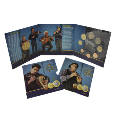 SET Cyprus 2023 - Cyprus euro coins sets in a three-ply brochure