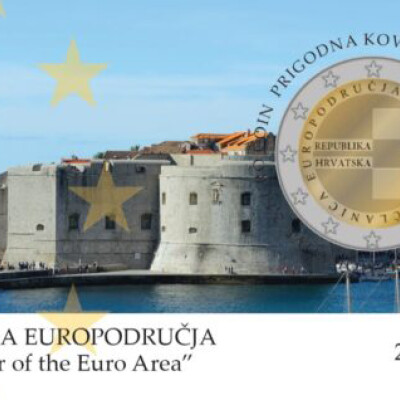 2 Euro Croatia - Member of the Euro Area BU card